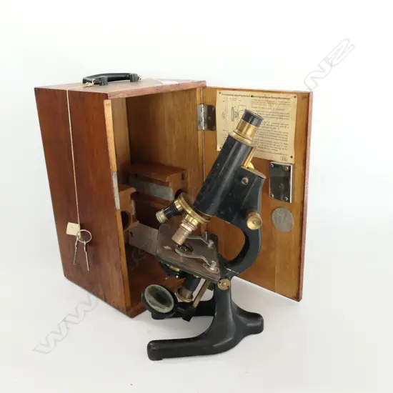 CHAPMAN ALDRIDGE LTD MICROSCOPE, AS-IS (INCORRECT CASE)